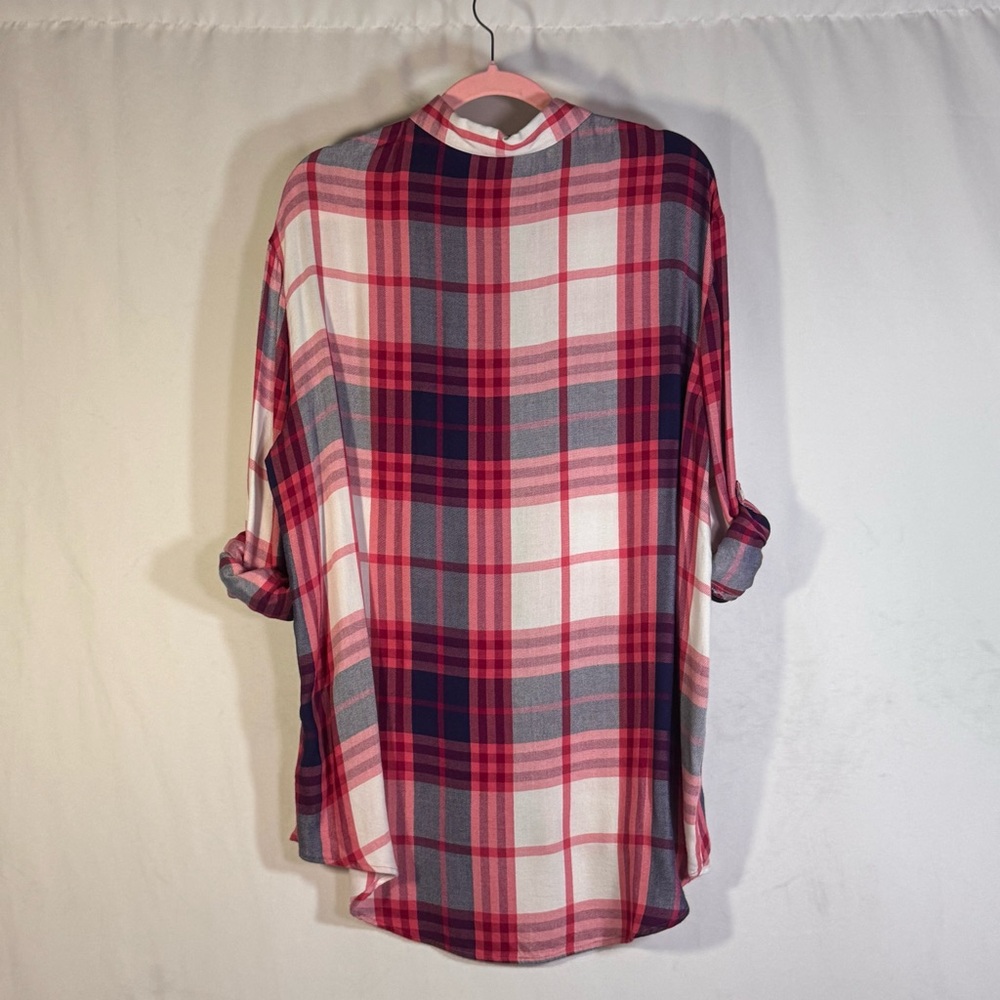 Express Plaid Button-Down Shirt - Picture 7 of 9
